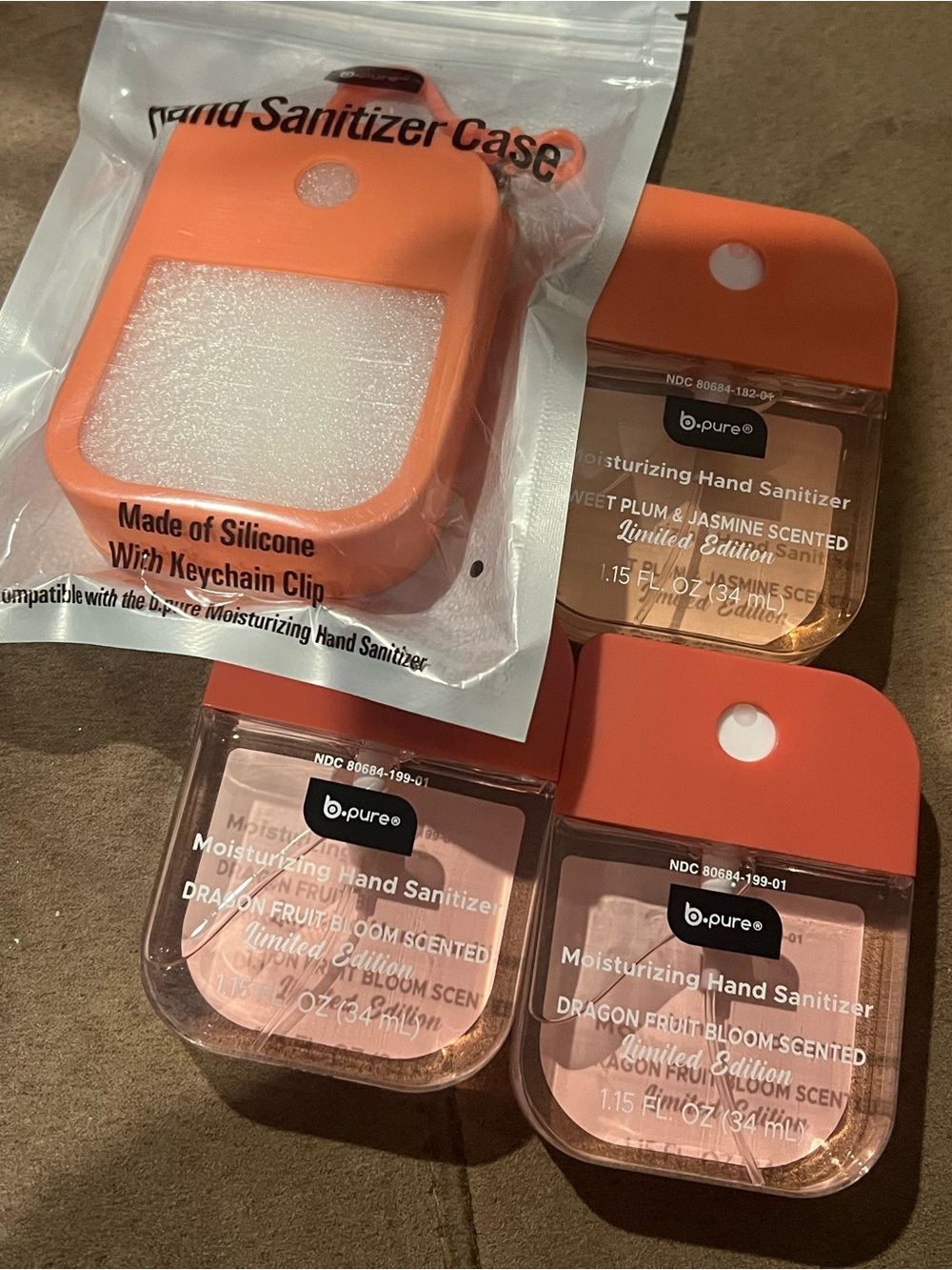 B pure hand sanitizer with silicone case LIMITED EDITION** - Picture 1 of 1
